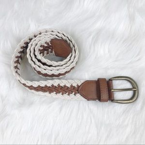 Boho Macrame Vegan Leather Belt